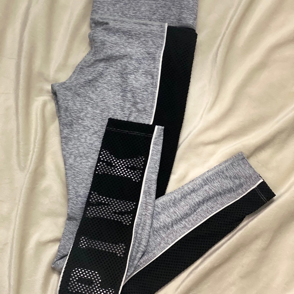 Pink Graham Black Leggins